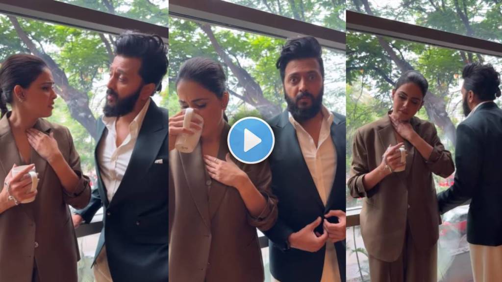 Genelia Deshmukh & Riteish Deshmukh Funny Reels Video