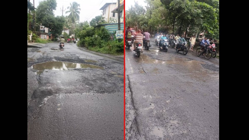 Poor condition of Arnala-Vasai road, accidents due to potholes, life-threatening journey for citizens