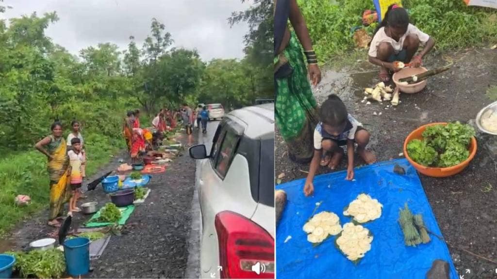Employment through the sale of wild vegetables in Vasai
