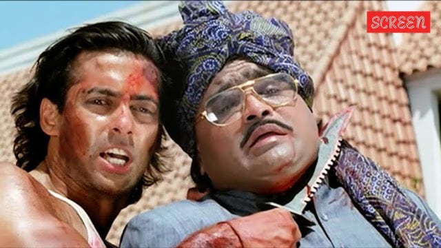 salman khan ashok saraf scene