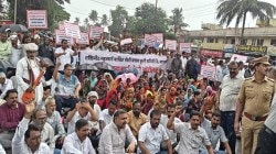 सांगलीत ‘शक्तिपीठ’च्या विरोधात रास्ता रोको