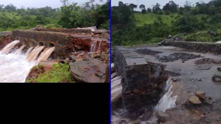 Heavy rains washed away bridges and roads in the Jor area Heavy rains washed away bridges and roads in the Jor area