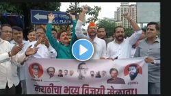 Video : लढाई अस्मितेसाठी, लढाई मराठीसाठी असं म्हणत, शिंदेंच्या ठाण्यात दोन्ही ठाकरेंचे कार्यकर्ते उतरले रस्त्यावर