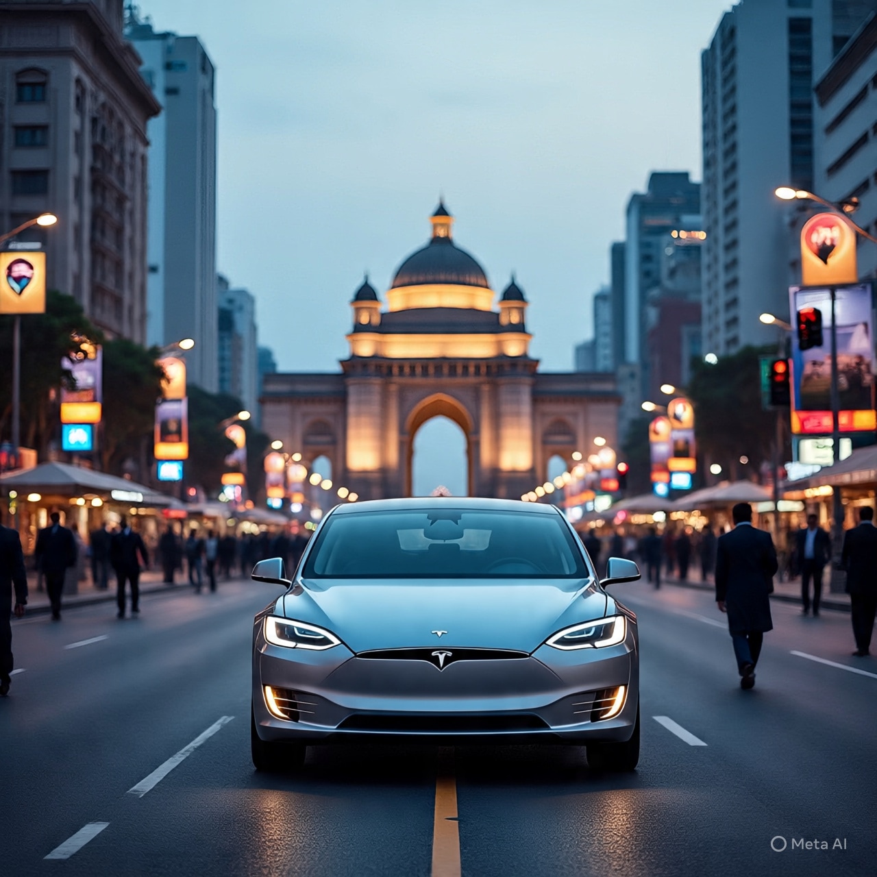 Who will Tesla compete with in India?