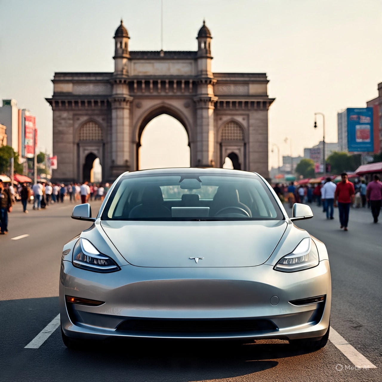 Who will Tesla compete with in India?