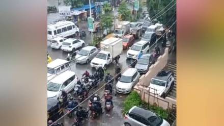 thane traffic jam