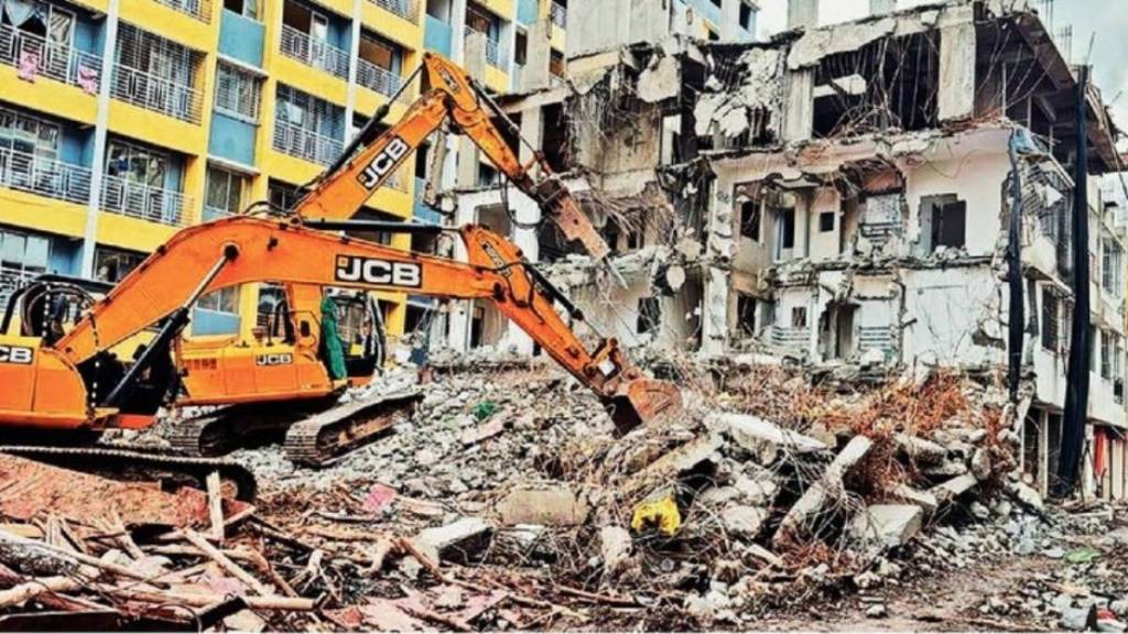 Thane Municipal Corporation demolition news in marathi