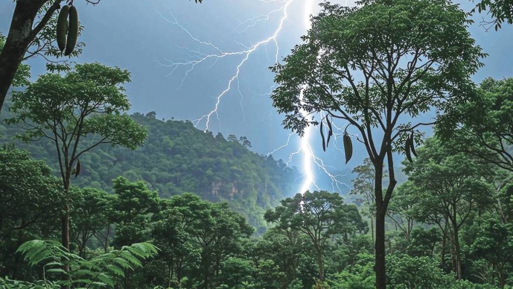 320 million trees are killed by lightning