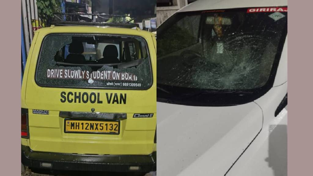 Two persons vandalised 20 to 25 vehicles in Dhankawadi area of Pune