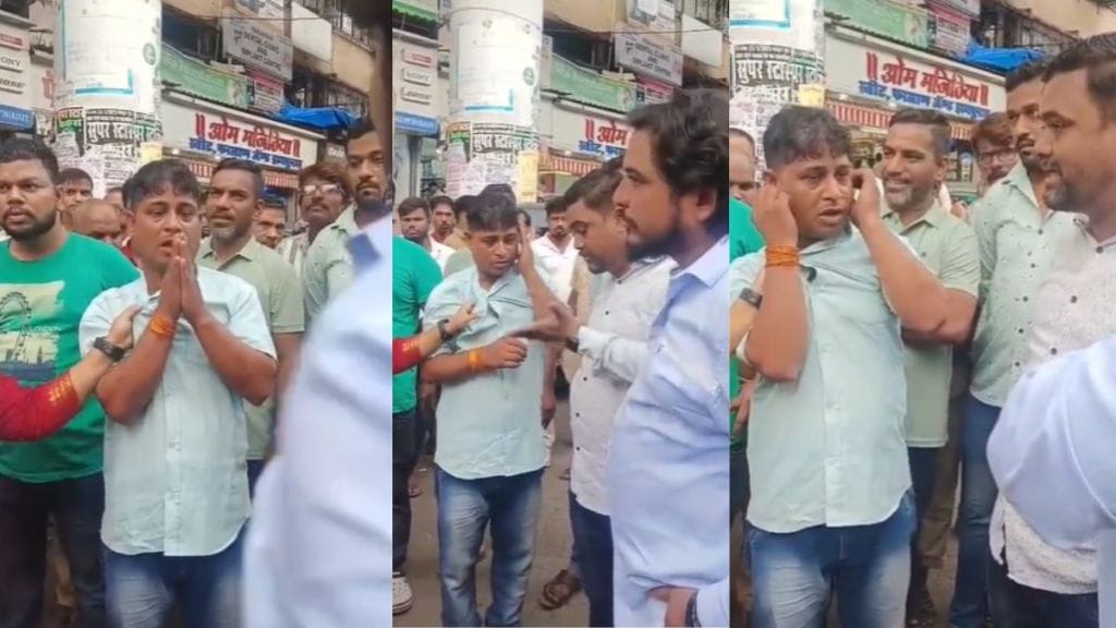 vasai auto river beaten by shiv sena Thackeray faction for refusing to speak marathi