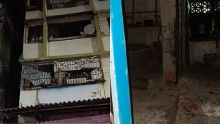 vasai building tilt structural damage in sai raj apartment nalasopara east incident