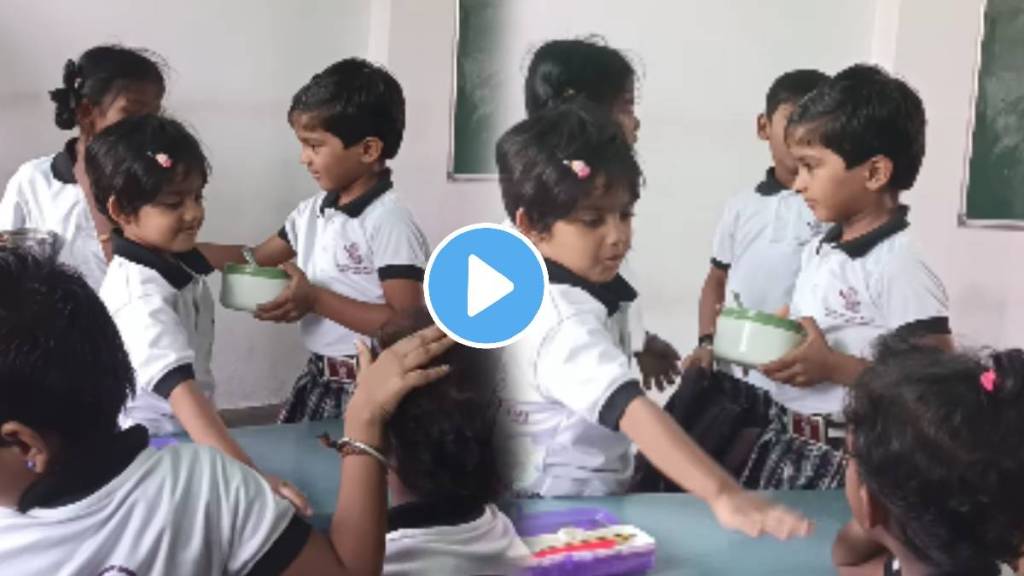 viral video shows lunch break kindness