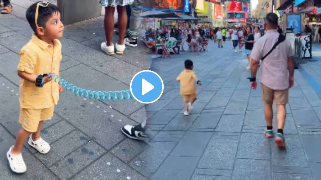 woman defended herself for using a leash for her toddler