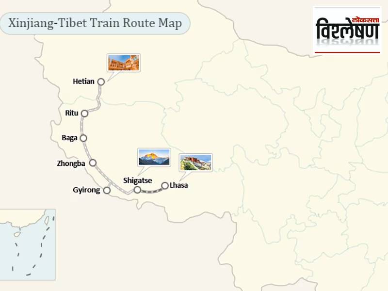 बर्फाळ प्रदेश, ४५०० मीटरची उंची… चीनचा महत्त्वाकांक्षी रेल्वेमार्ग का ठरतोय भारताच्या चिंतेचं कारण