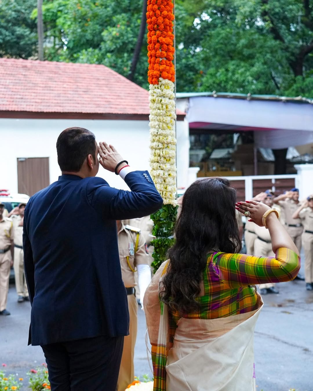 India 79th independence day 2025 maharashtra chief minister devendra fadnavis flag hoisting