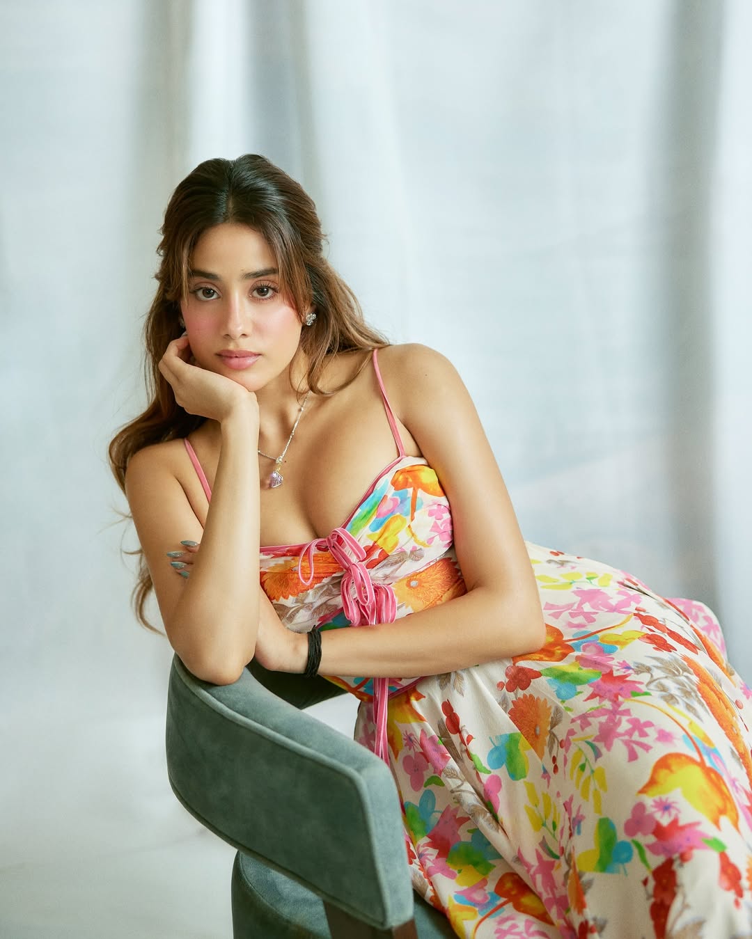 Janhvi Kapoor floral dress