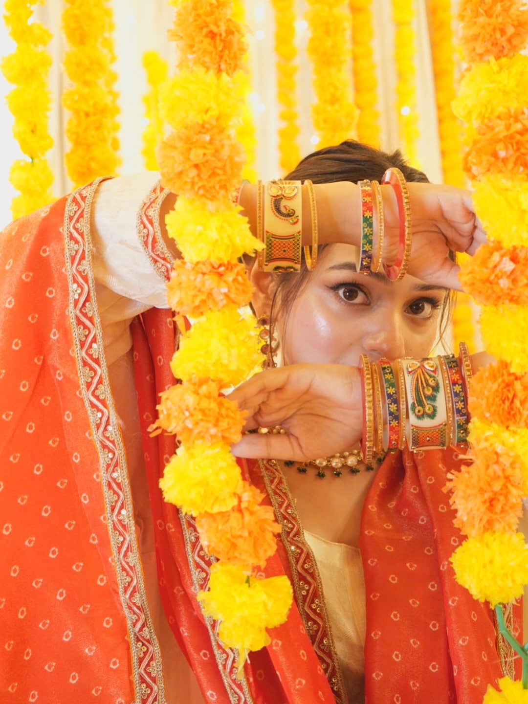 rj mahvash traditional look