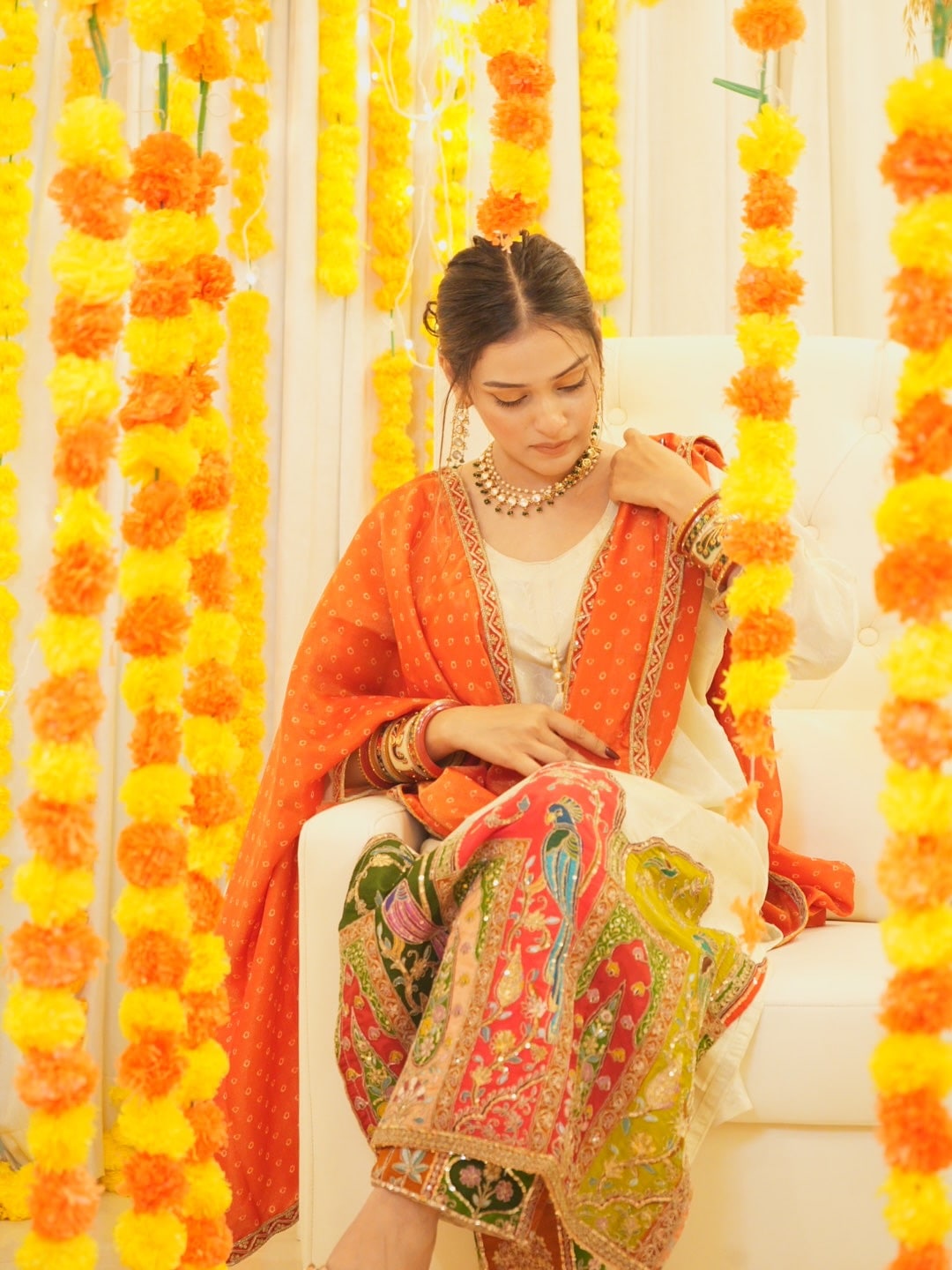 rj mahvash traditional look