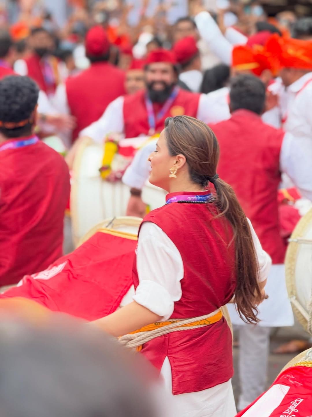 Prajakta Gaikwad traditional look