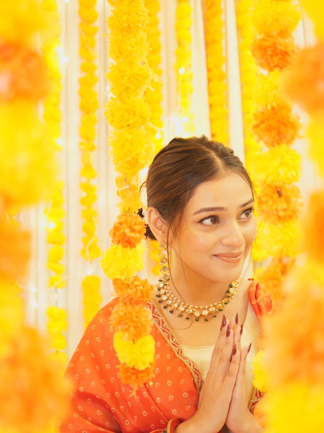 rj mahvash traditional look