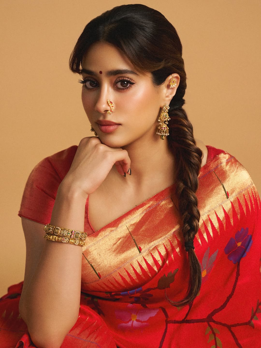 janhvi kapoor traditional look