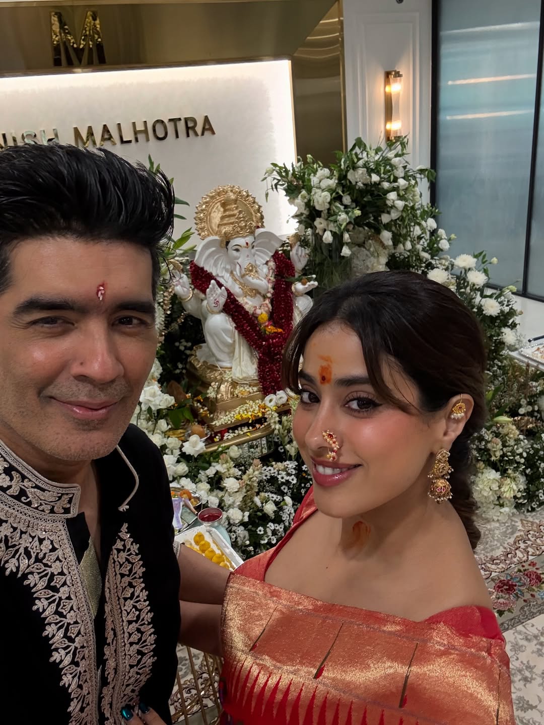 janhvi kapoor traditional look