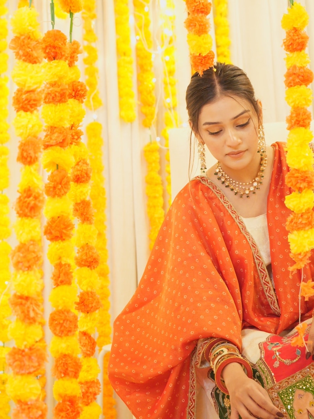 rj mahvash traditional look