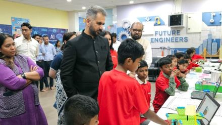 Advanced robotics lab launched at Pimpri Chinchwad Science Park for student innovation pune print
