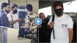 Video : अल्लू अर्जुनला मुंबई विमानतळावर मास्क काढण्यास सांगितल्यावर त्याने केलं असं काही की…; नेटकरी म्हणाले, “झुकेगा नही साला”