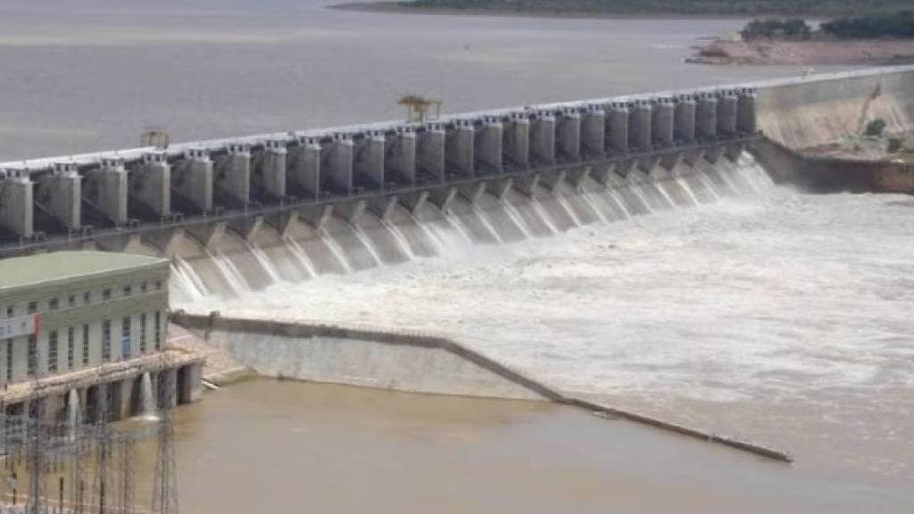 Almatti Dam water level, Maharashtra flood risk, Krishna river flood warning