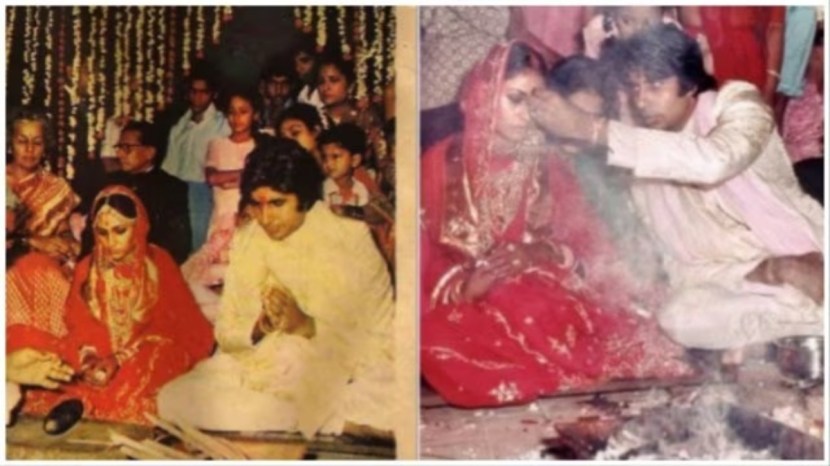 Amitabh bachchan Jaya Bachchan wedding photos 6