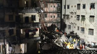 Part of Ramai Apartment collapses in Virar trapping 15-20 people under debris
