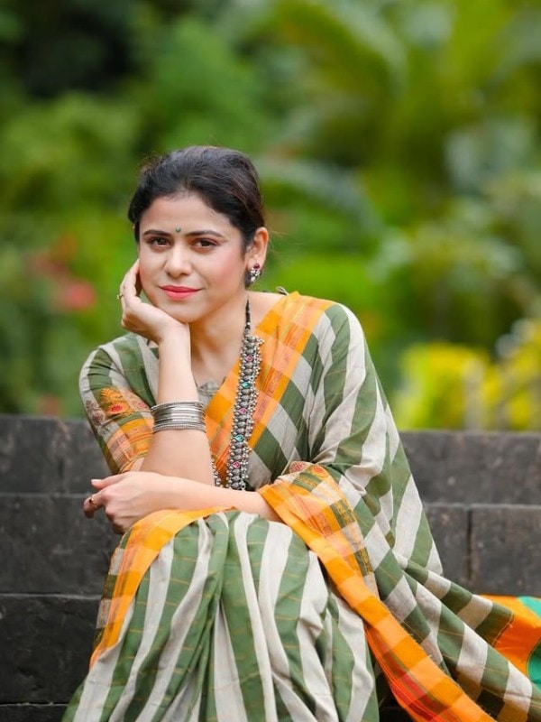 Ashvini Mahangade Saree Look