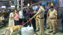 रेल्वेत बॉम्बस्फोट घडविण्याची धमकी; रेल्वे परिसराची कसून तपासणी