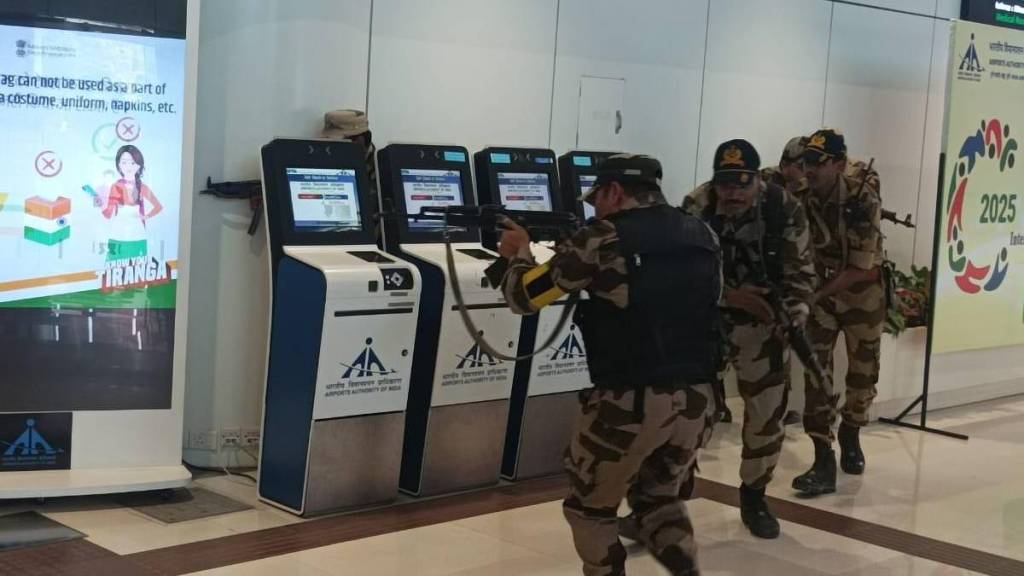 CISF personnel at Pune airport