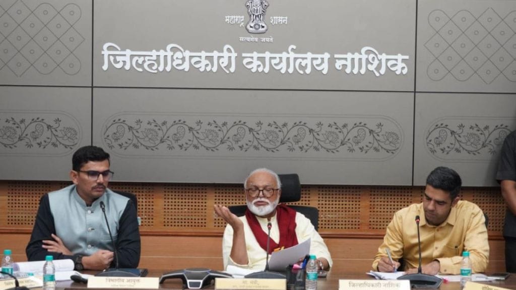 Chhagan Bhujbal reviews Kumbh Mela works amid guardian minister tussle Nashik Kumbh Mela review meeting