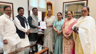 Congress MP Balwant Wankhade meets Nirmala Sitharaman