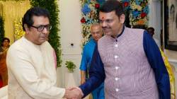 Devendra Fadnavis : देवेंद्र फडणवीस राज ठाकरेंची भेटीला ‘शिवतीर्था’वर; गणरायाचं दर्शन घेतल्यानंतर दोन नेत्यांमध्ये काय चर्चा?