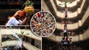 Dahi Handi 2025: गोविंदा आला रे… एकीकडं पावसाचा जोर तर दुसरीकडे थरावर थर; मुंबईत दहीहंडीचा उत्साह