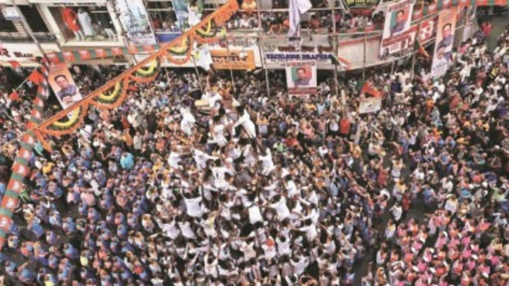 high court denied shinde Sena and MNS leaders permission for dahi handi at bhandup west