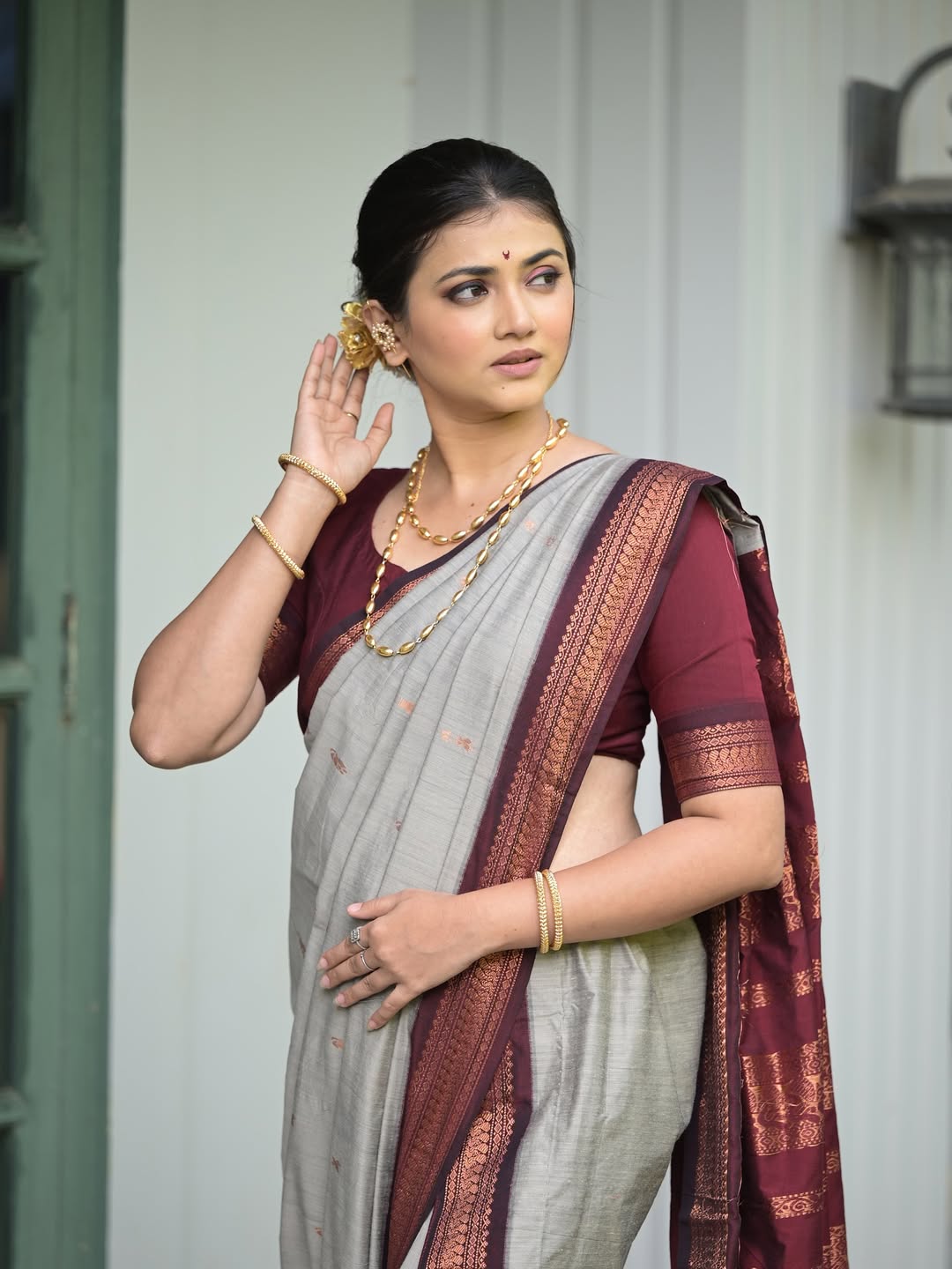 Dnyanada Ramtirthkar Saree Look