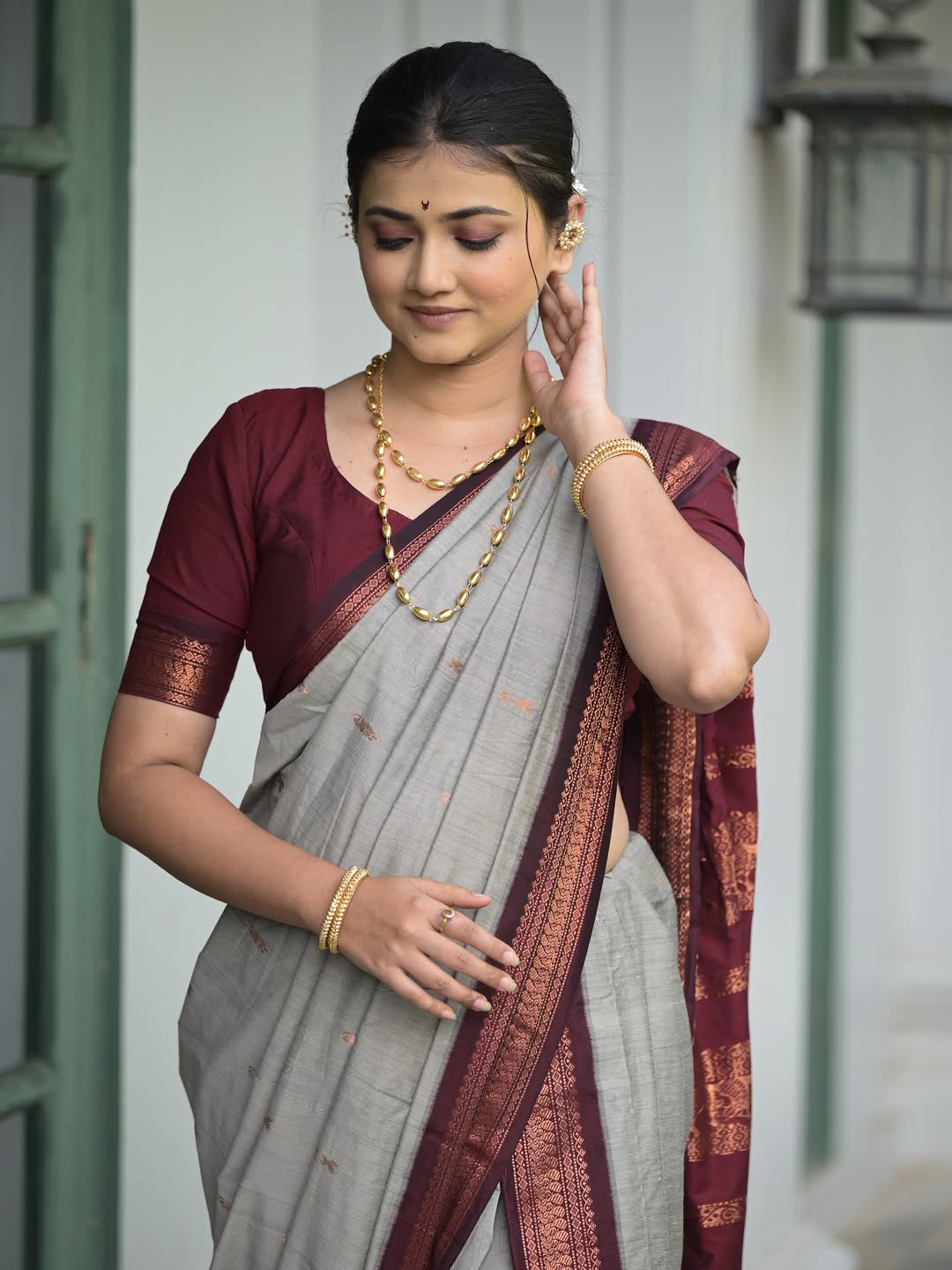 Dnyanada Ramtirthkar Saree Look