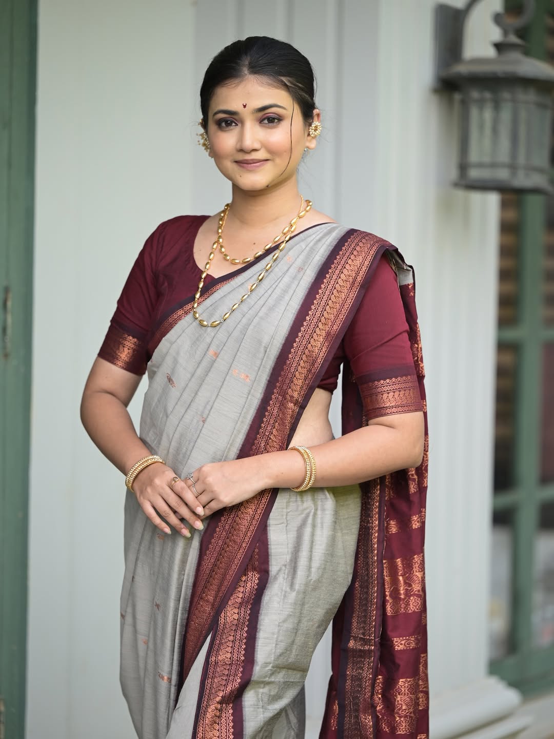 Dnyanada Ramtirthkar Saree Look