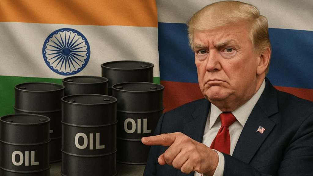 Donald Trump threatens substantially raising tariff On India over buying Russian Oil