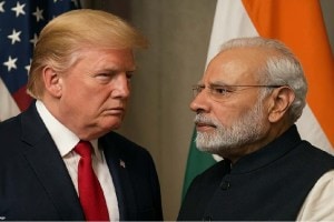 Donald Trump Narendra MOdi AI