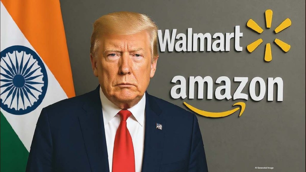 Donald Trump Tariff Amazon Walmart Target suspends new orders