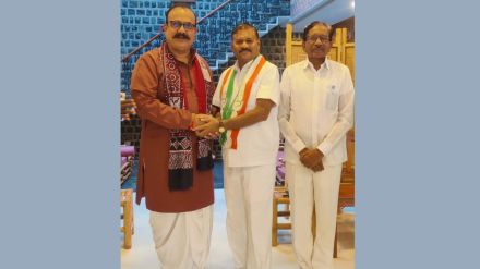 Former minister Padmakar Valvi returns to Congress after brief stints in BJP and Bharat Adivasi Party