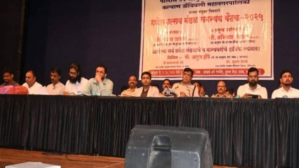 Ganesh devotees regarding celebrate Ganeshotsav 2025 in Kalyan Dombivali
