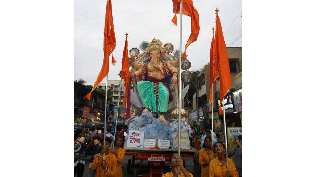 Ganesh idols from around 96 mandals arrive in Mumbai on Saturday