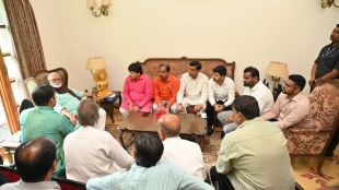 Ganesh mandals in Nashik meet Chhagan Bhujbal with demands on immersion and festival issues